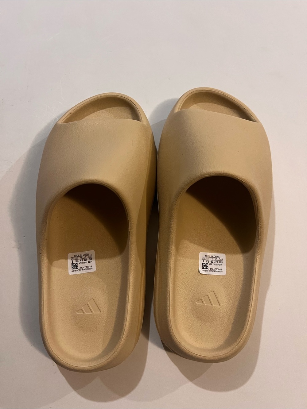 adidas Slide Sandals in Tan - Picture 2 of 5
